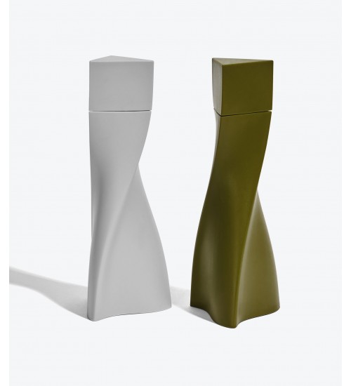 Zaha  Hadid Design DUO 调味料料盐磨器2件套 蓝色&黑色D8.5H23.8cm
